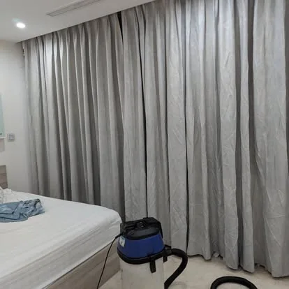 Hình ảnh giặt rèm cửa thực tế của Sofa Sạch 5